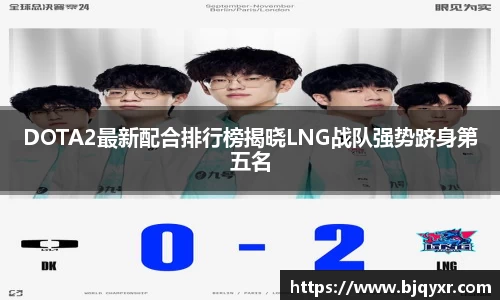 DOTA2最新配合排行榜揭晓LNG战队强势跻身第五名