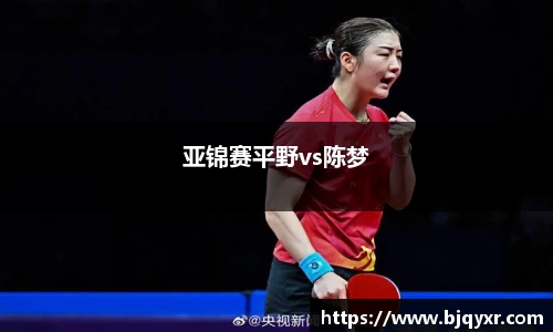 亚锦赛平野vs陈梦