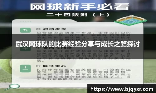 武汉网球队的比赛经验分享与成长之路探讨